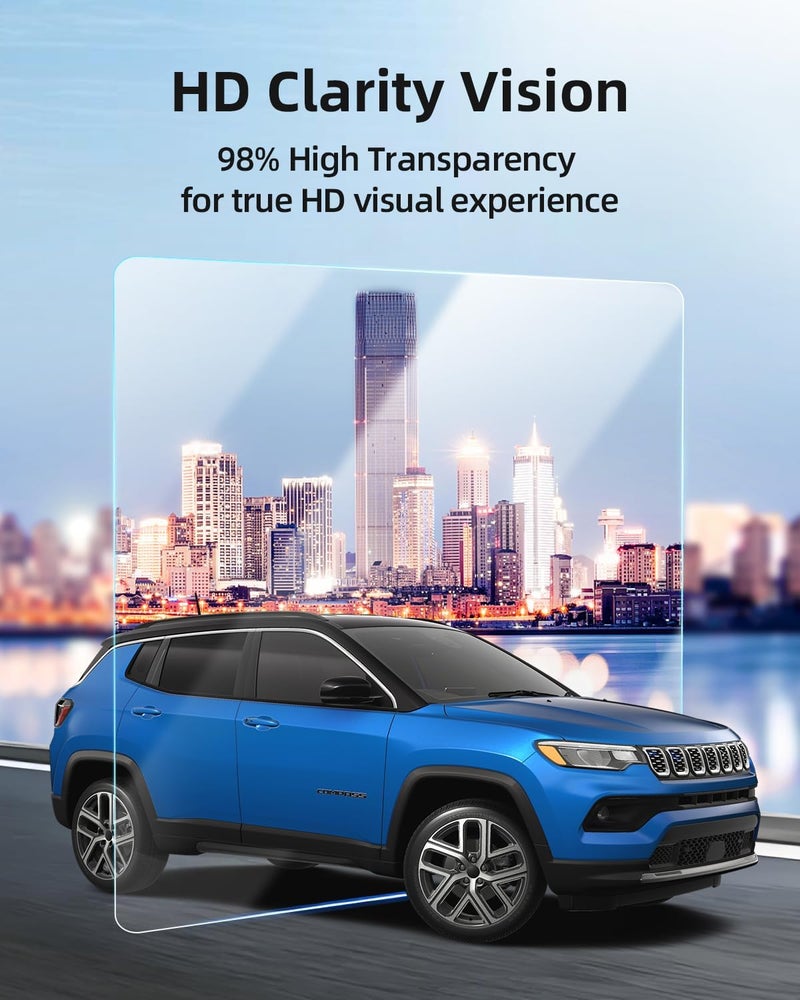 LANGBEAN Anti-Glare Matte Screen Protector for 2022-2025 Jeep Compass (Latitude/Limited/Trailhawk) 10.1-Inch Infotainment Touchscreen, 2025 Jeep Compass Accessories - Image 5